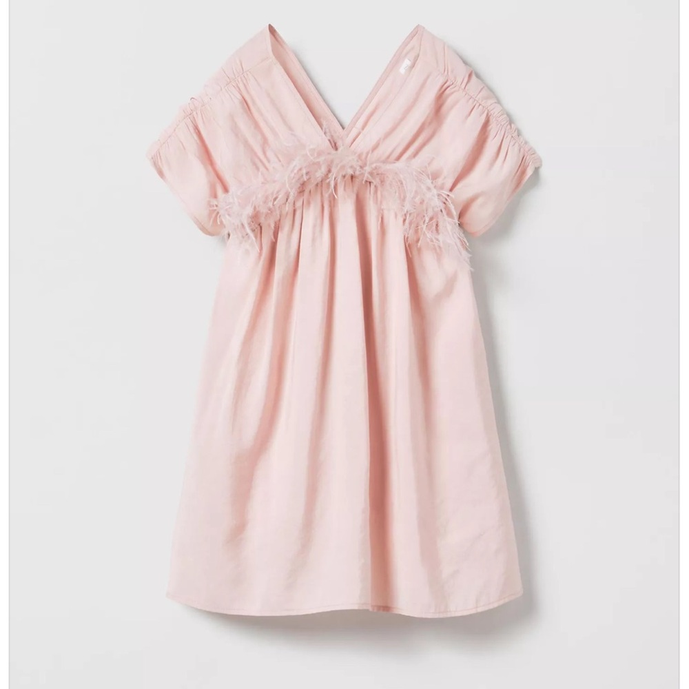 Zara Girl Feather Dress - Size 13/14